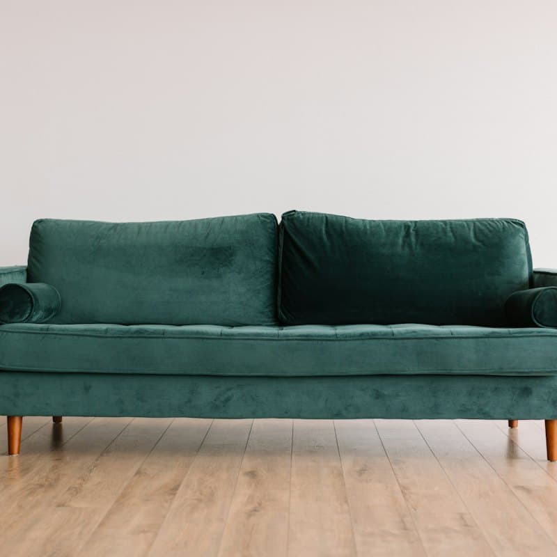 Emerald Velvet 3-Seater Sofa